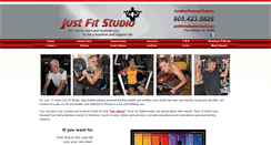 Desktop Screenshot of justfitstudio.net