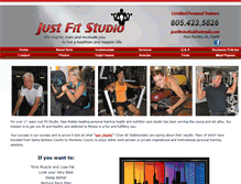 Tablet Screenshot of justfitstudio.net